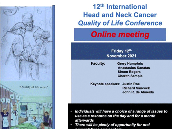 12th International Head and Neck Cancer Quality of Life Conference